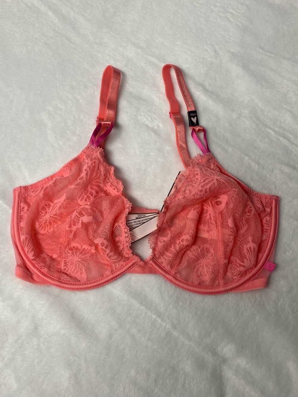 NWT Victoria’s Secret Unlined Demi Bra Size 34DD